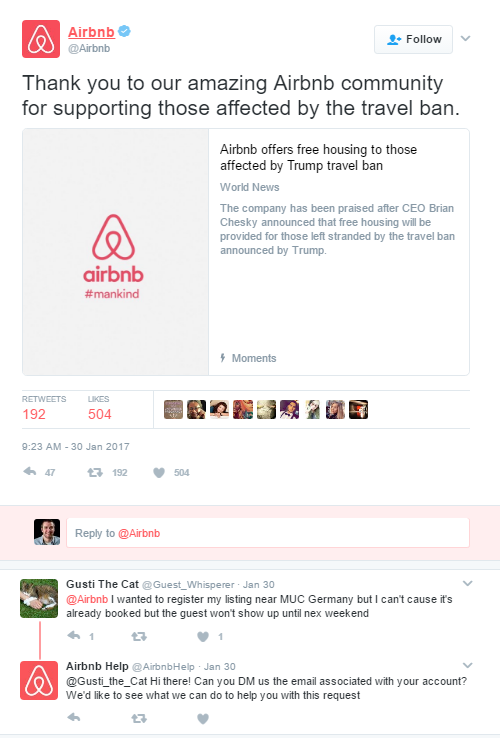 Source: Screenshot from Twitter.com/Airbnb