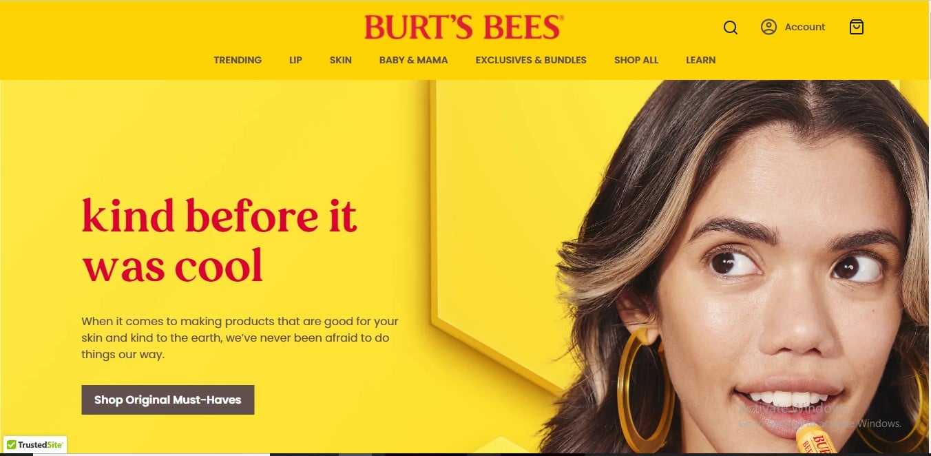 Burt’s Bees, a skincare and body care brand