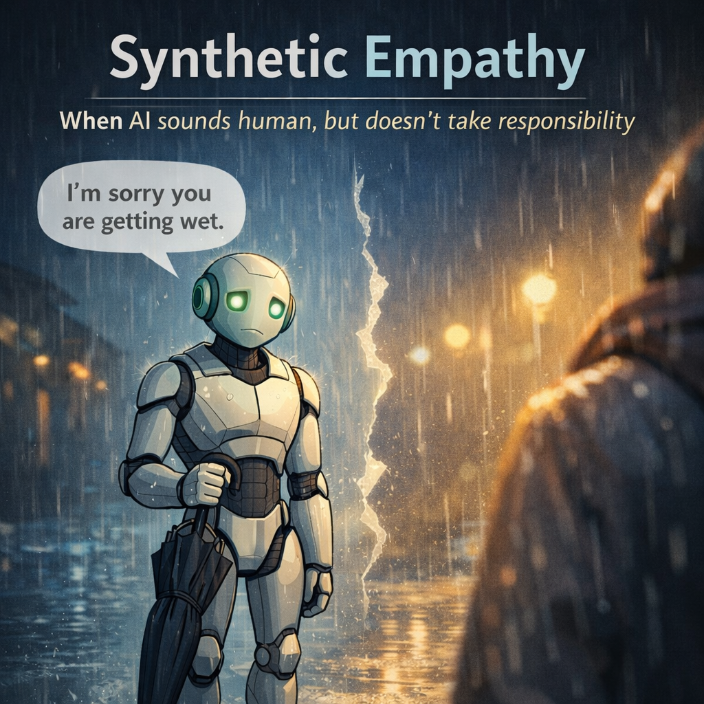synthetic empathy AI illustration