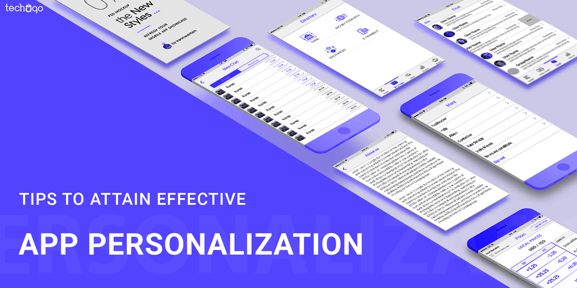TIPS TO ATTAIN EFFECTIVE APP PERSONALIZATION