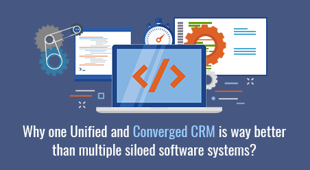 Converged CRM vs Siloed software 