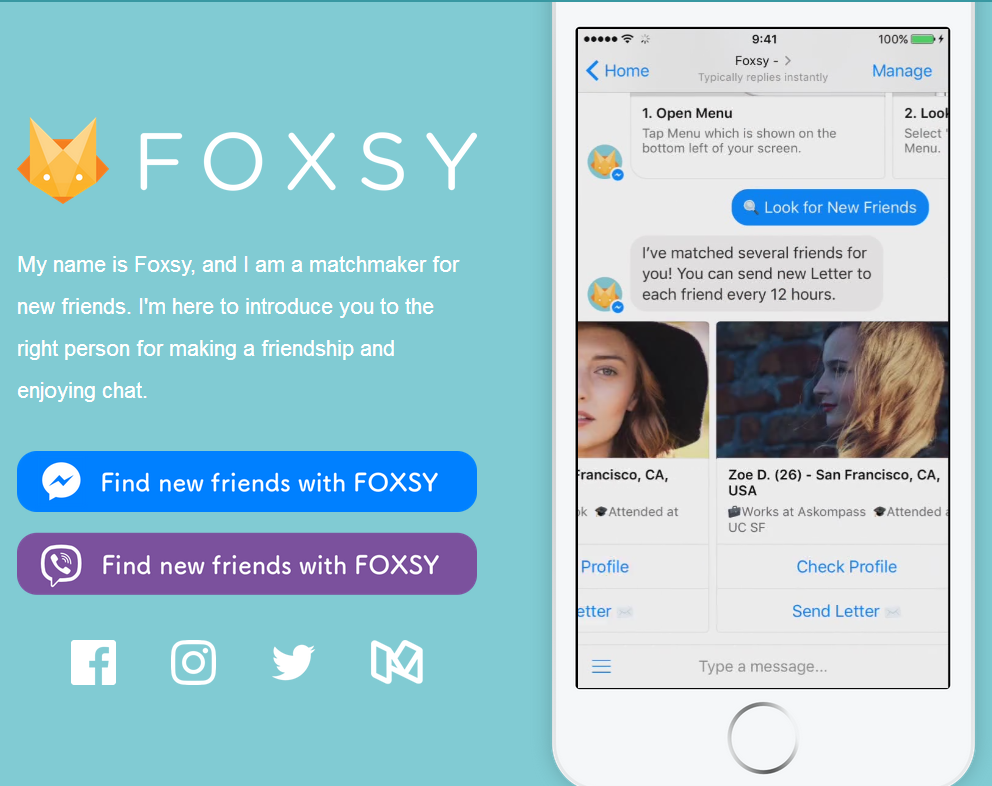 foxsy chatbot