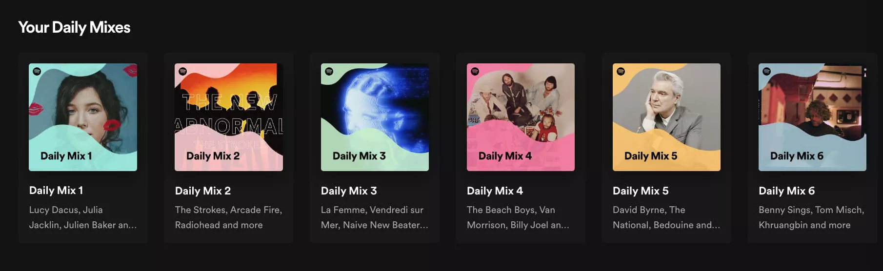 Spotify is a perfect example of personalization