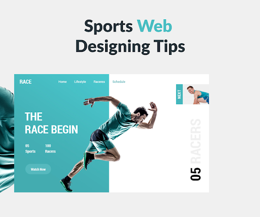 web design tricks for sports website