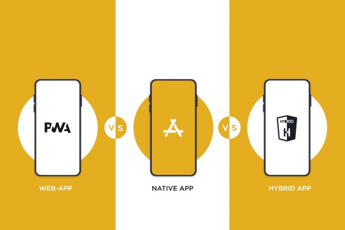 web app vs native app vs hybrid app